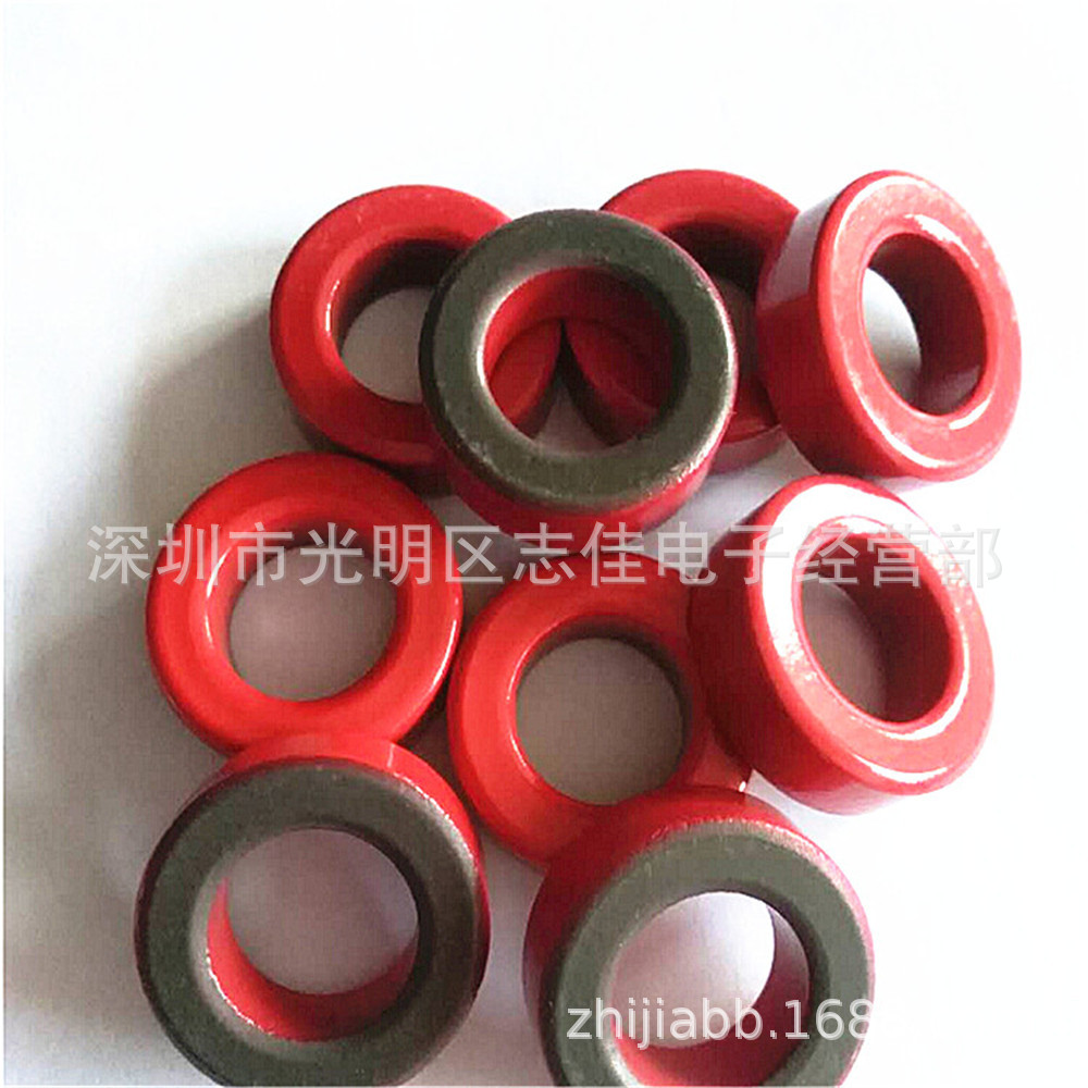 T106-2红灰环 磁环射频磁环 T106 铁粉芯磁环滤波器磁环