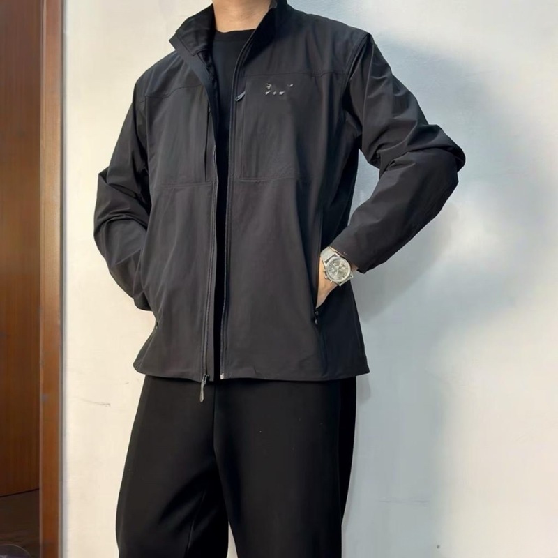 鸟软壳冲锋衣gammalightweight立领无帽春秋户外男女同款情侣夹克|undefined
