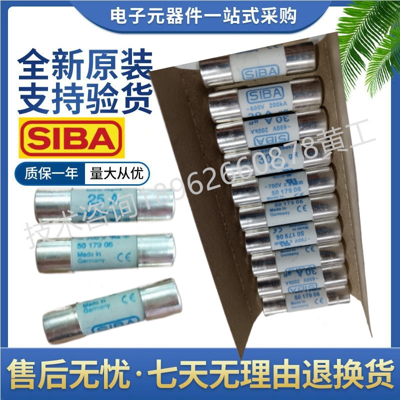 西霸保险丝 siba 10x38mm 5017906 1A 2A 3A 4A 5A 6A 8A 熔断器