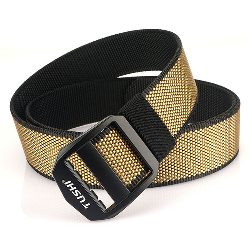 TUSHI tactical nylon Japanese buckle canvas belt outdoor leisure multi-functional belt fabric belt manufacturer