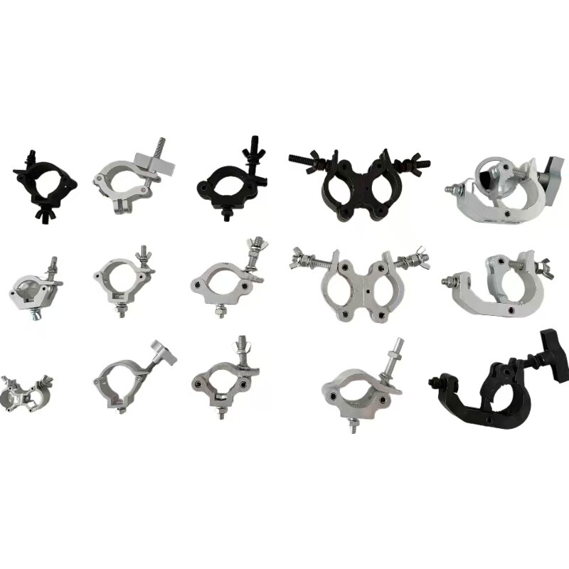 Stage Light Hook Light Hook Light Beam Light Hook Computer Shake Head Light Hook Holding Buckle Single Ring Aluminum Hook LED Light Hook