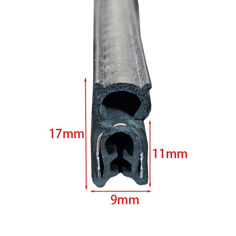 U型门窗密封条EPDM卡条异性条各种橡胶条三元乙丙橡胶条