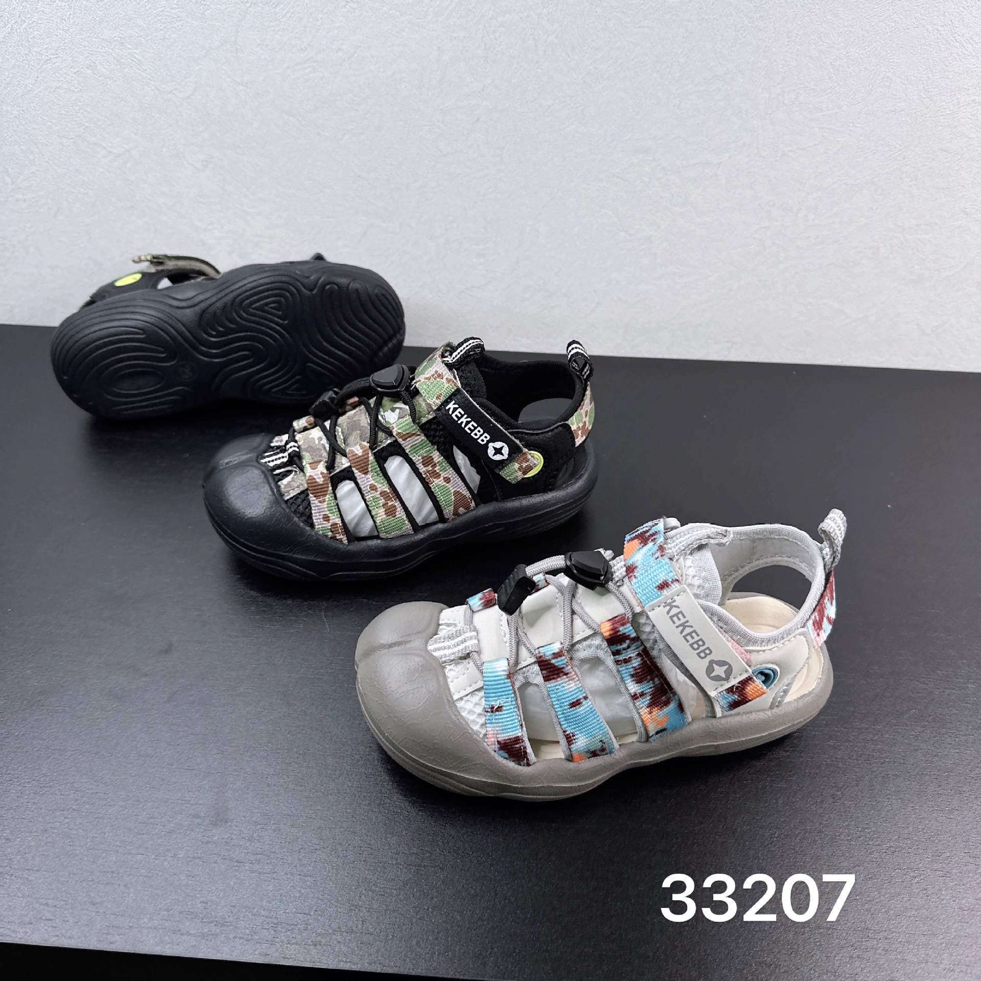 33207 Мальчики жареные уличные сандалии 2025 новый летний повседневный легкий средний мальчик дикий баотоу красивые сандалии