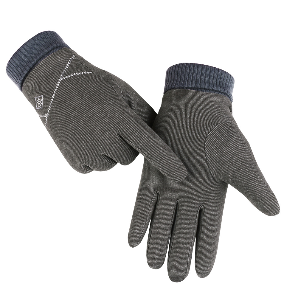Guantes cálidos para mujer, guantes de ciclismo deportivos de terciopelo alemán para exteriores, forrados de lana, gruesos, resistentes al viento, guantes de invierno para hombre, guantes de invierno compatibles con pantalla táctil.