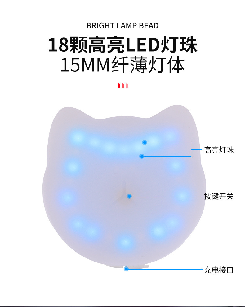 Car Interior LED Light Atmosphere Trunk Roof Lamp