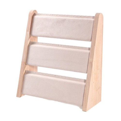 Oversized Beveled Necklace Display Stand, Vertical Three-Tier Pendant Holder, Bracelet Rack, Jewelry Props, Earring Display Stand