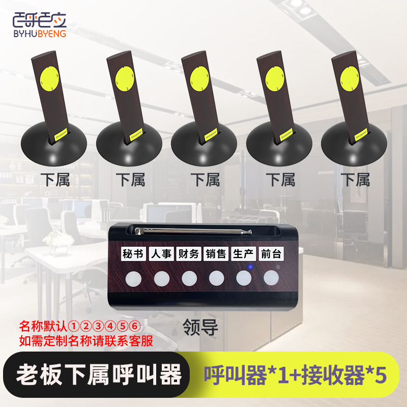 [이동형] 통화 1개, 휴대형 5개(리더 1명 호출 5명 하위 속편) 비인터콤 모델