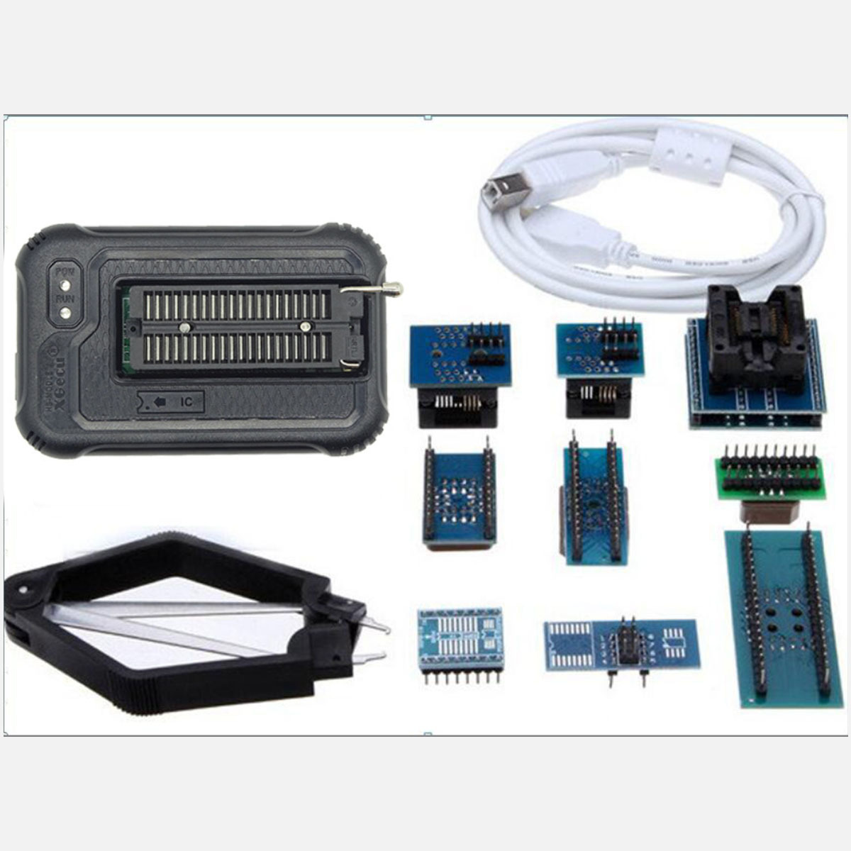T48 TL866II升级版通用编程器 笔记本汽车 主板EC Bios 配9个座