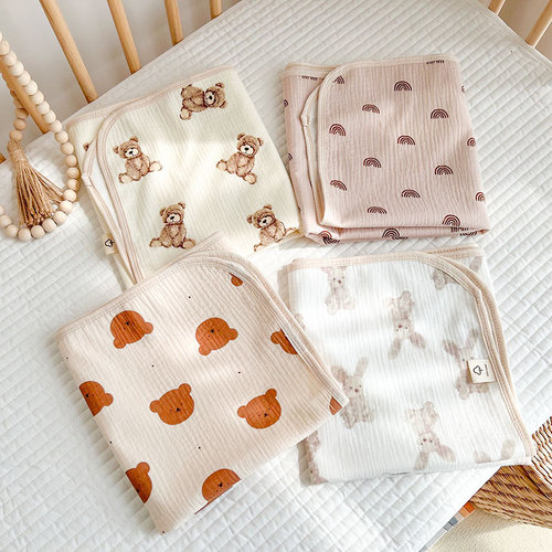 Diaper Pads for Babies, Waterproof and Washable, Flocked Cotton, Breathable, Baby Children Bedwetting Prevention, Non-Slip, Adult Menstrual Pads