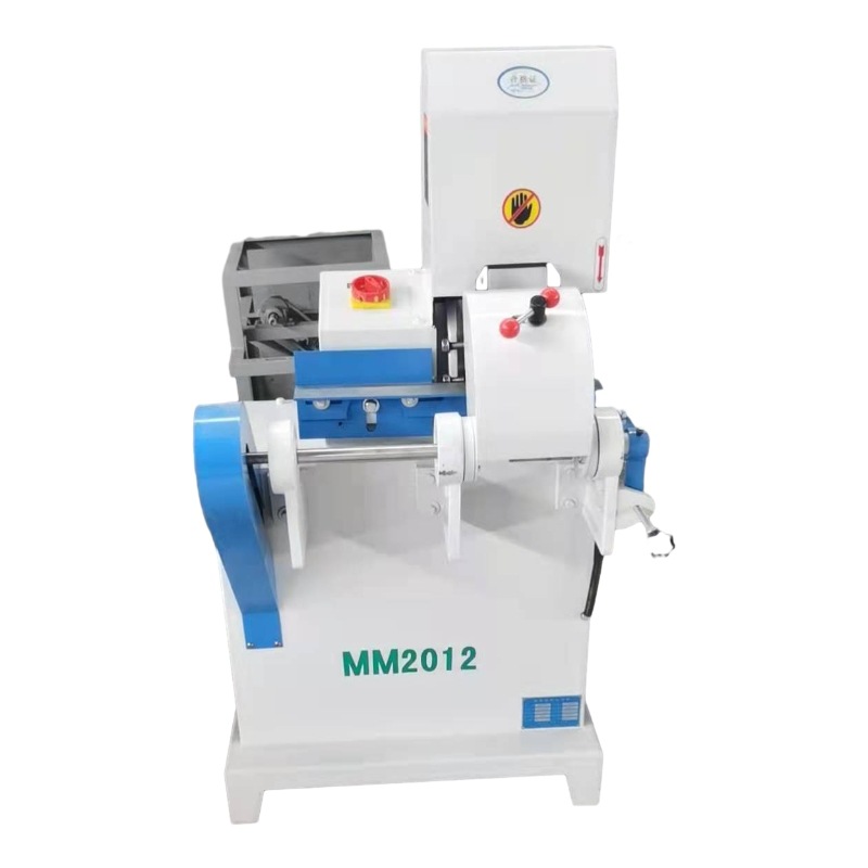 pequeña máquina de lija de barra redonda de una sola banda máquina de lija vertical de barra de barrido máquina eléctrica de pulido de barra de madera