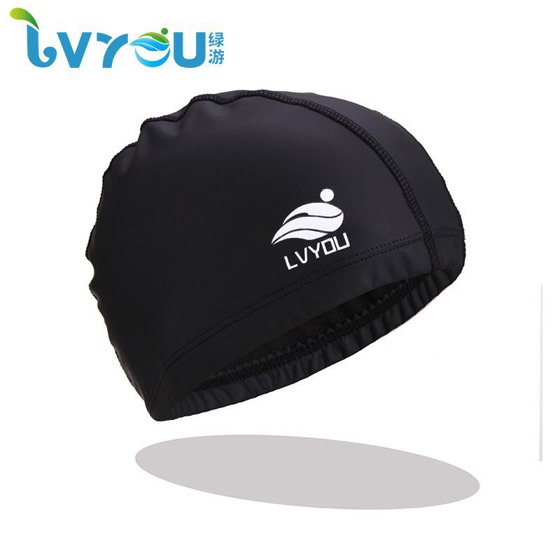 Sombrero de nadador verde, sombrero de nadador de spandex, sombrero de nadador de cabello largo, sombrero de nadador de aguas termales, sombrero de nadador para adultos, unisex, piscina, comercio exterior