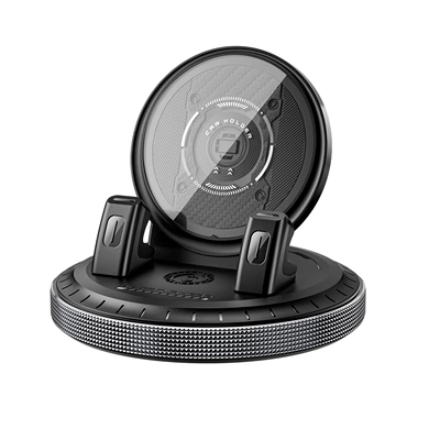 anti-shake wireless charging stand with – Car phone holder - black-d7-standard-center-console-d9