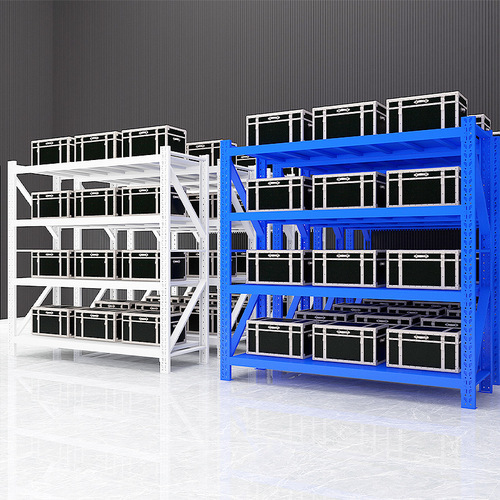 Steel shelf multi-layer storage rack express goods display rack industrial medium multi-layer shelf heavy warehouse shelf