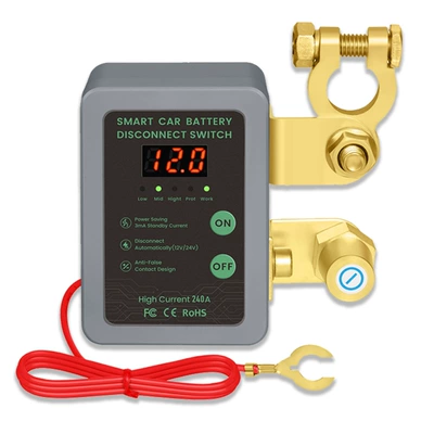 Power supply, ignition system accessories, Negative Terminal 12V/24V Remote Control