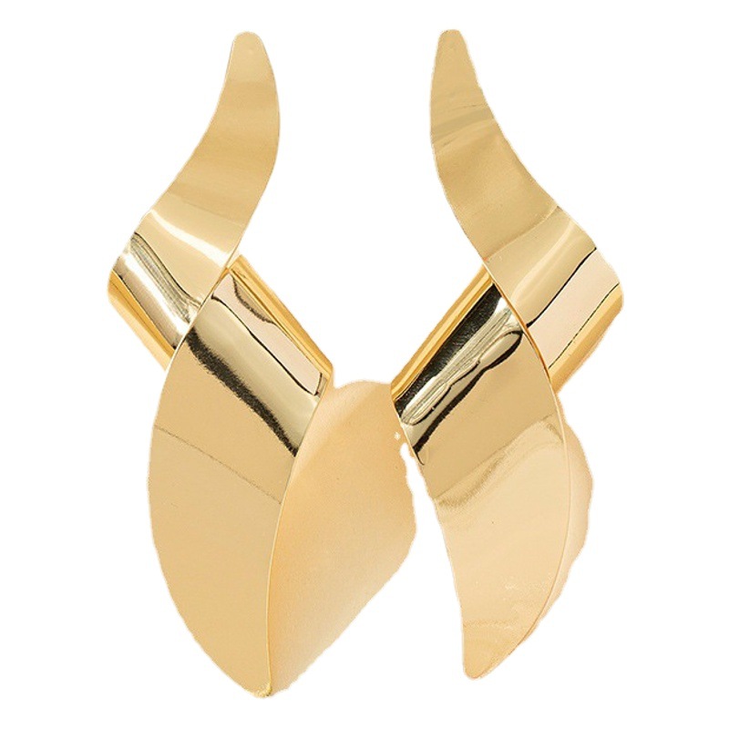 Europa y América transfronteriza moda espiral de gran tamaño exagerada textura suave desgaste temperamento Internet celebridad mismo estilo Qingdao venta al por mayor