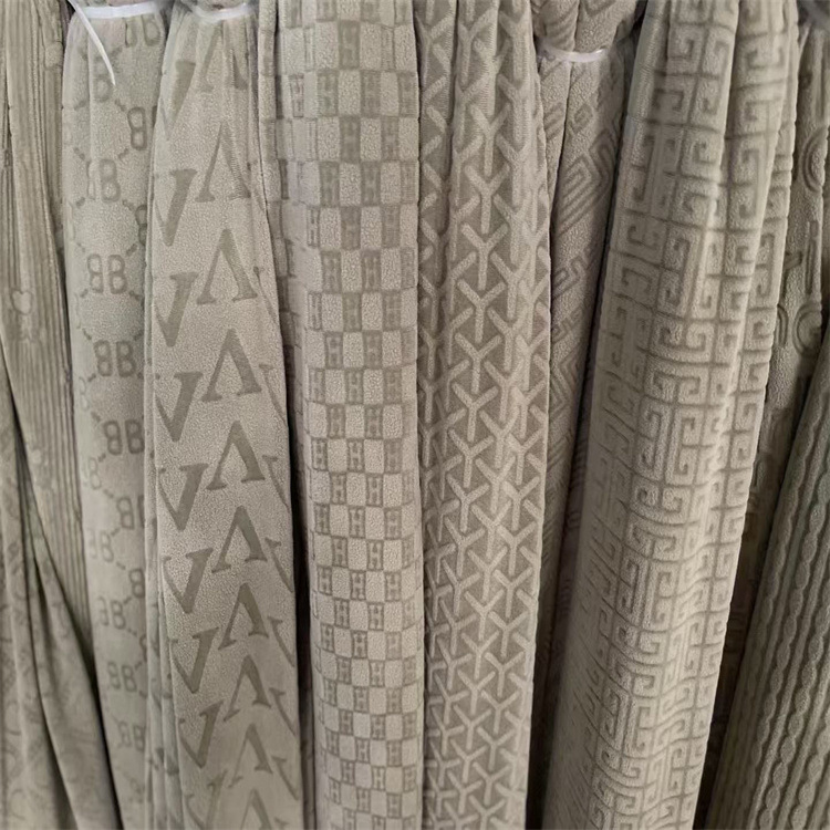 厂家直供奥丽绒氨纶超柔后整理剪花压花成品加工均可提供颜色齐全