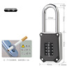 Cross -border Large Lock Lock Beam Cabinet Gate Chain Long Strop Code Lock Lock Locking Code Hanging Link Lock Wholesale