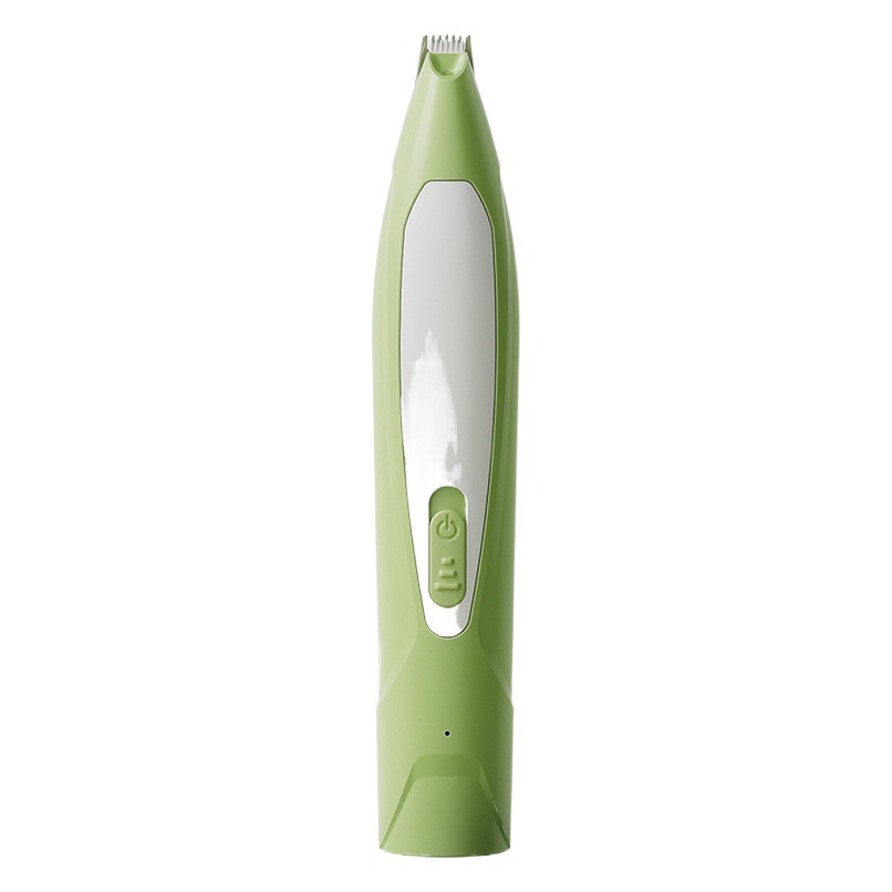 Pet profesional pie afeitado dispositivo de bajo choque bajo ruido eléctrico cortapelos con luz de carga empujador de pelo suministros para mascotas transfronterizos productos para el cabello