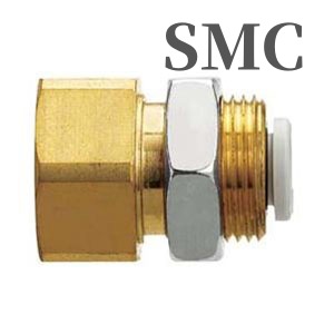 SMC 隔板安装直通接头;KQ2E06-01A内螺纹接头