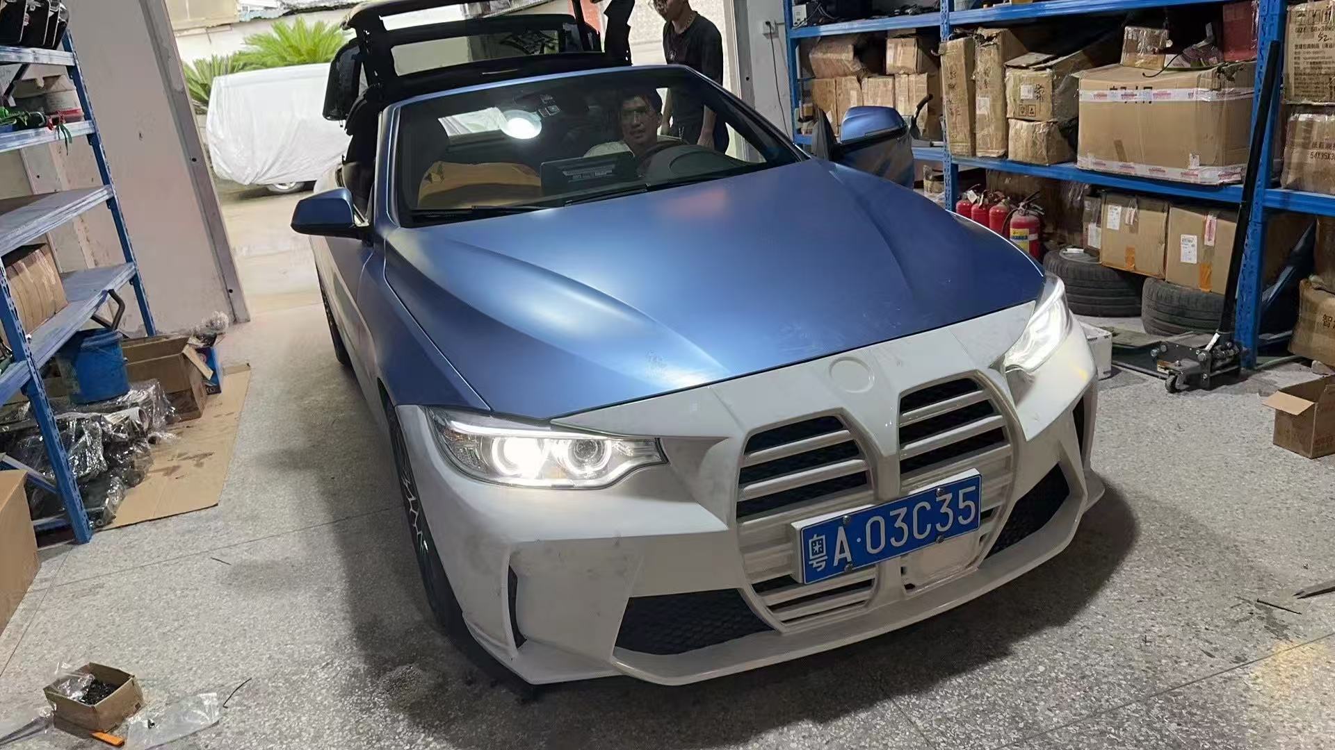 Suitable for Bmw 4 Series F32F33 Modified M4 Large Front Bumper Assembly and Large Body Kit