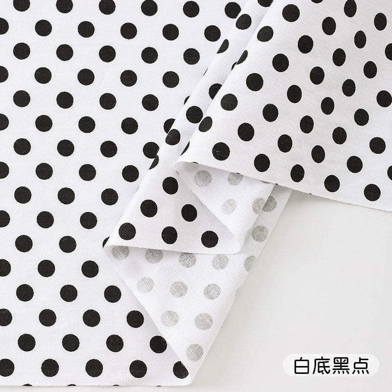 Tejido de algodón, punto de agua, punto de onda, impresión de tela de algodón, camisa, falda, ropa de cama, tela DIY