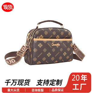 Large Capacity Bag Women's Fashionable Crossbody Portable Small Square Bag 2024 Summer New Style Texted Niche Women's Single Shoulder Cross Bag