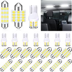 車のledの組合せのセット24pcs t10の幅ライトの2つの先端の読書灯のナンバープレートライトの室内のドアライト