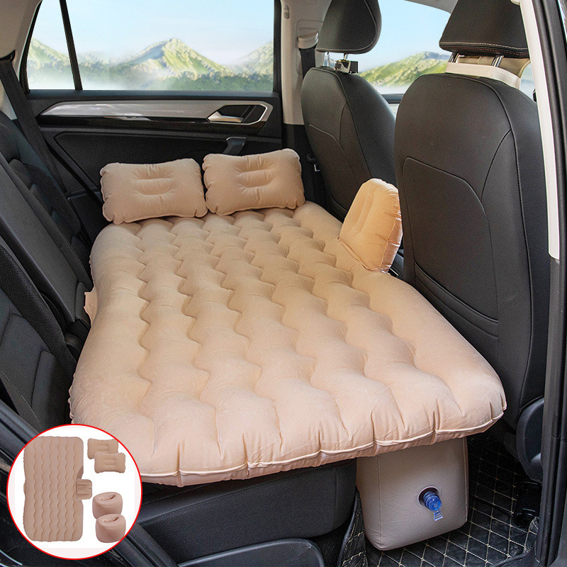 車用インフレータブルベッド、車用マットレス、後部旅行用ベッド、車内睡眠用具、後部座席用スリーピングパッド、エアベッド|undefined