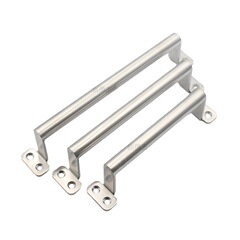 Factory direct sale stainless steel pull handle for built-in cabinets, kitchen cabinets, wine cabinets, wardrobe doors, round Tongtong handle wholesale, handles