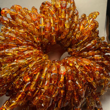 深圳松岗工厂直销精美琥珀蜜蜡天然俄料花珀随形手串男女士福利款