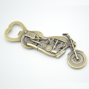 Zinc alloy motorcycle bottle opener Amazon cross-border imitation retro motorcycle beer bottle opener small gift