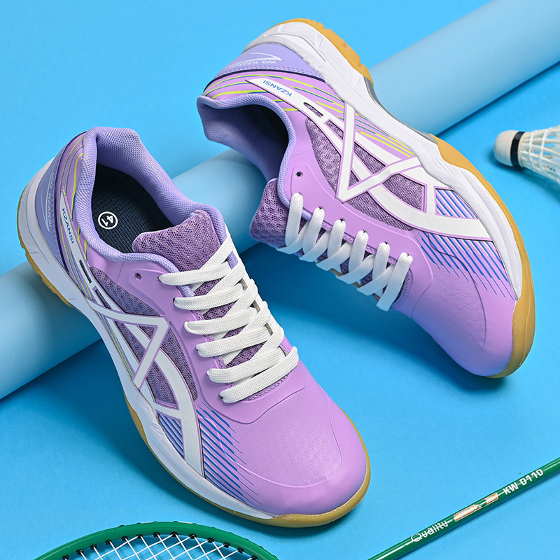 New Men's and Women's Professional Badminton Shoes, Breathable, Wear-Resistant, Lightweight, Shock-Absorbing, Training Tennis Shoes, Table Tennis Shoes