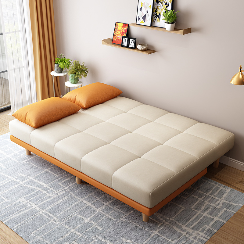 沙发布艺沙发发出出租房科技简约沙发沙发床折叠户型可折叠小户北