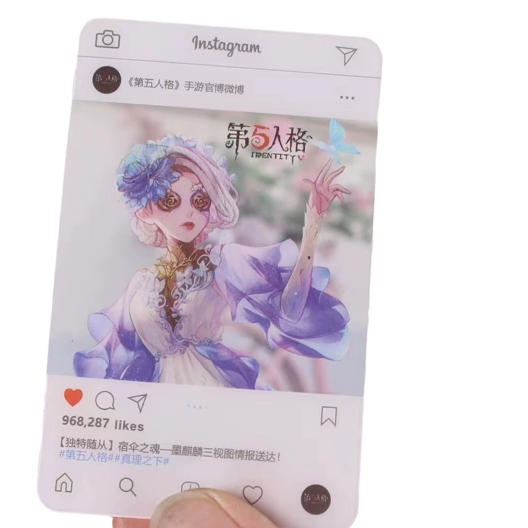 [动漫透卡 第五人格 咒术 天官 魔道 排球少年 蓝锁 透卡 PVC6张一包]