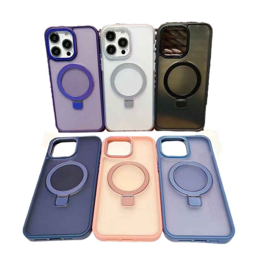 Magnetic Matte Phone Case For Iphone 15 Pro 14 And 13 Magsafe_voghion.com