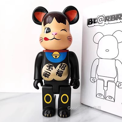 Bearbrikk 400%violent Bear Jiming Bear Milk Milk Girl Net Red Trend Polls Swing Gifts оптовая продажа