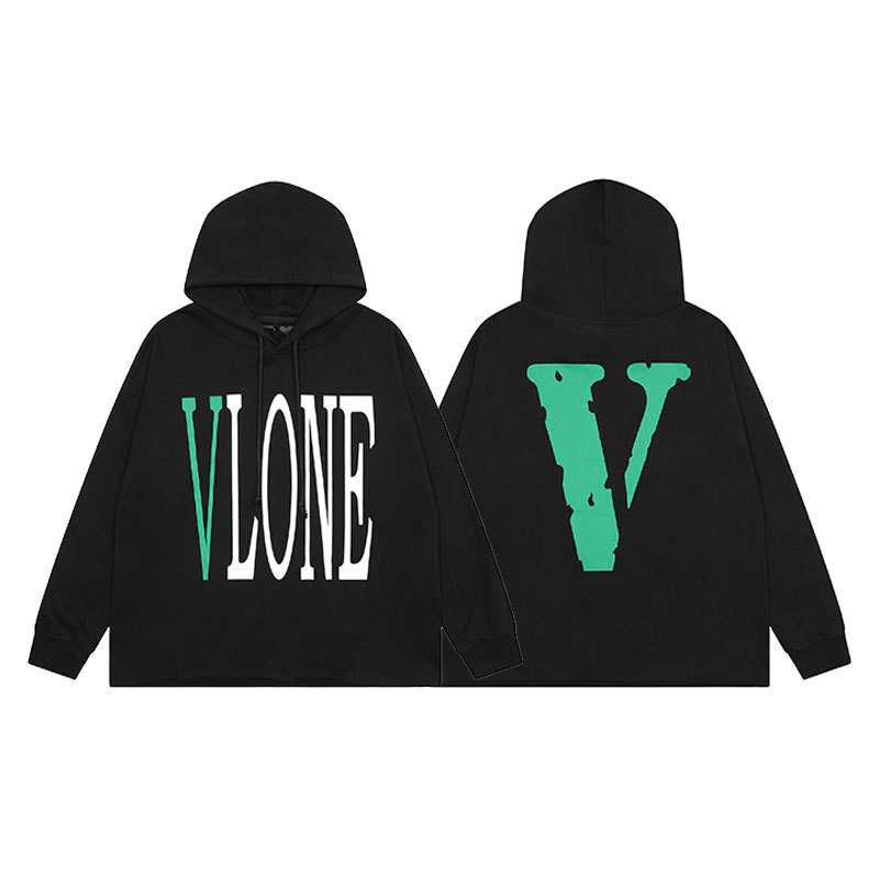 Exterior solo Vlone FOG mosaico AMIGOS elemento estilo Americano grande V serie con capucha suéter pesado