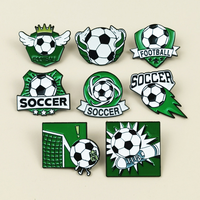 2026 World Cup Football-Shaped Fan Brooch Cartoon Clothing Accessories Backpack Badge Football Peripheral Medal 2026 World Cup Football-Shaped Fan Brooch Cartoon Clothing Accessories Backpack Badge Football Peripheral Medal