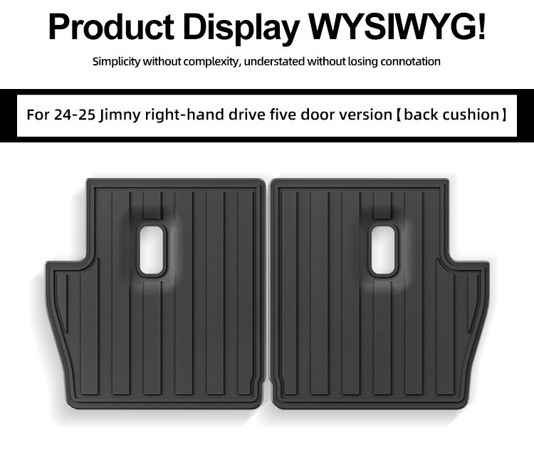 Suitable for 24-25 Suzuki Jimny Jimny Car Trunk Mat Full Tpe Seat Back Cushion Cross-Border