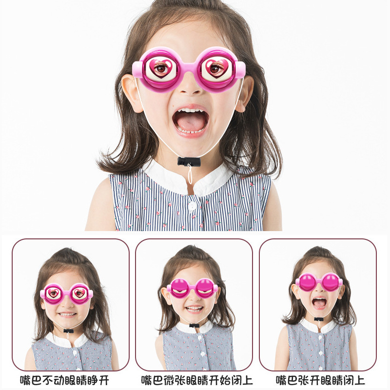 Tiktok mismo ojos locos novela creativa divertido gafas de los niños juguetes transfronterizos truco al por mayor