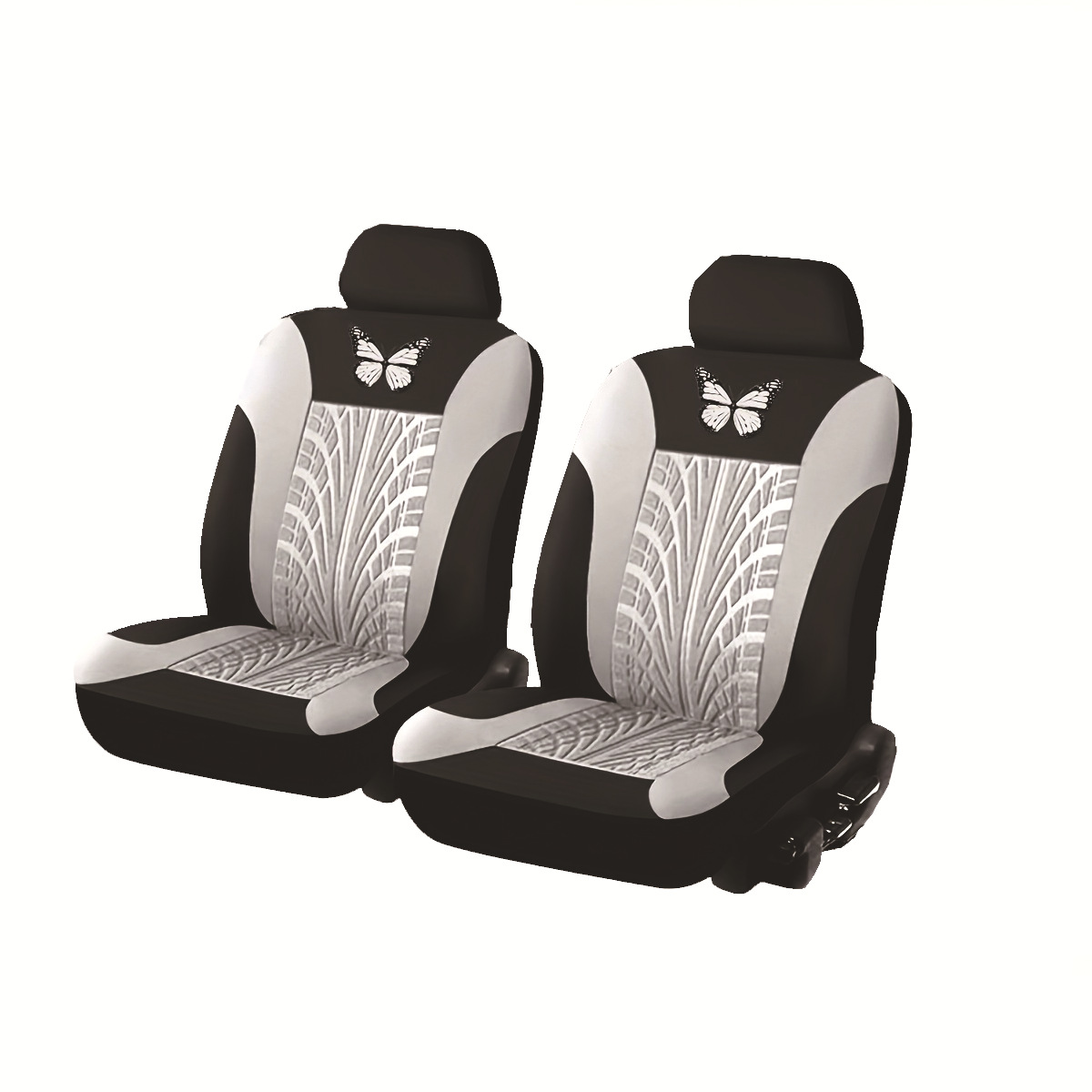 Cojín de asiento transfronterizo exclusivo para automóvil general, artesanía en relieve de mariposa, funda de asiento exquisita, cojín de asiento suave, transpirable y resistente al desgaste
