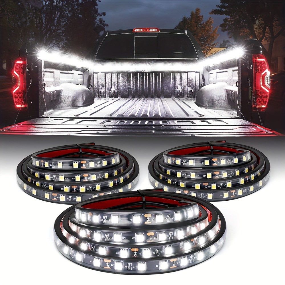 Pickup Truck Compartment Lighting with Tail Box Light Car Atmosphere Light Switch Control One-To-Three Trunk Light