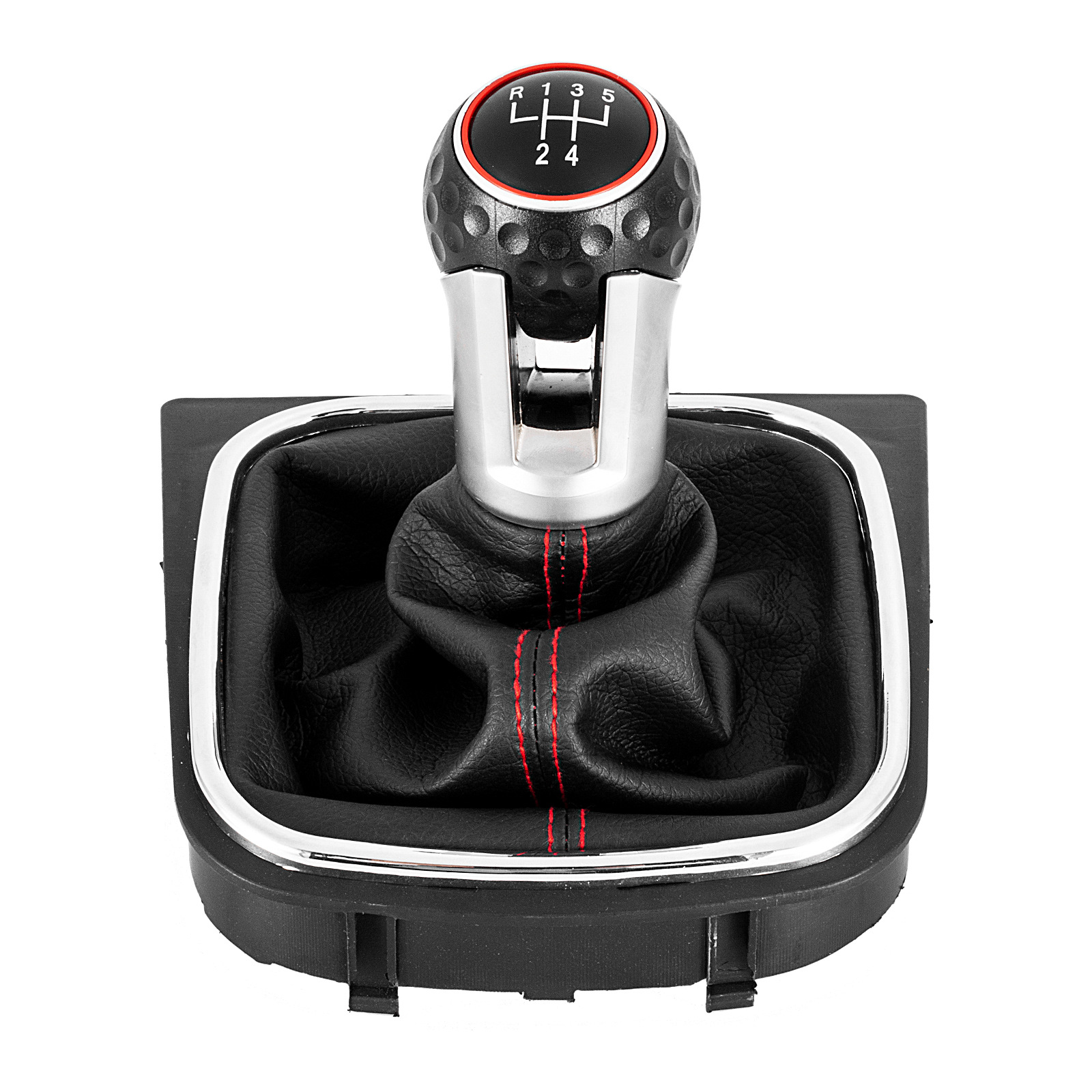 Juego de accesorios interiores aplicables a vehículos transfronterizos para Volkswagen Golf Jetta, pomo de palanca de cambios y palanca de cambios. image 2
