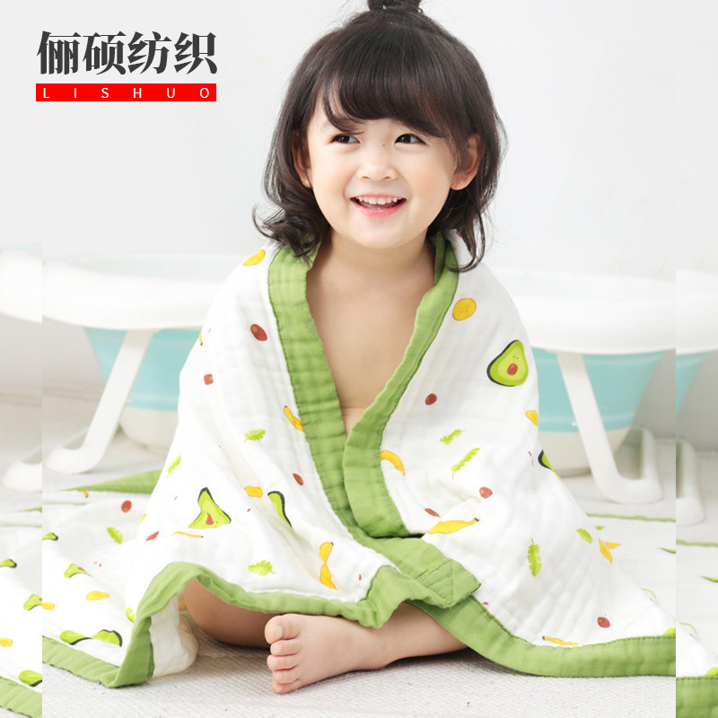 Cotton gauze bath towel for baby for new born