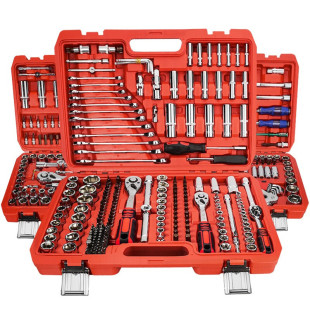 Delixi ratchet wrench tool suit universal quick casing sleeve combination multi-specification tool suit wholesale