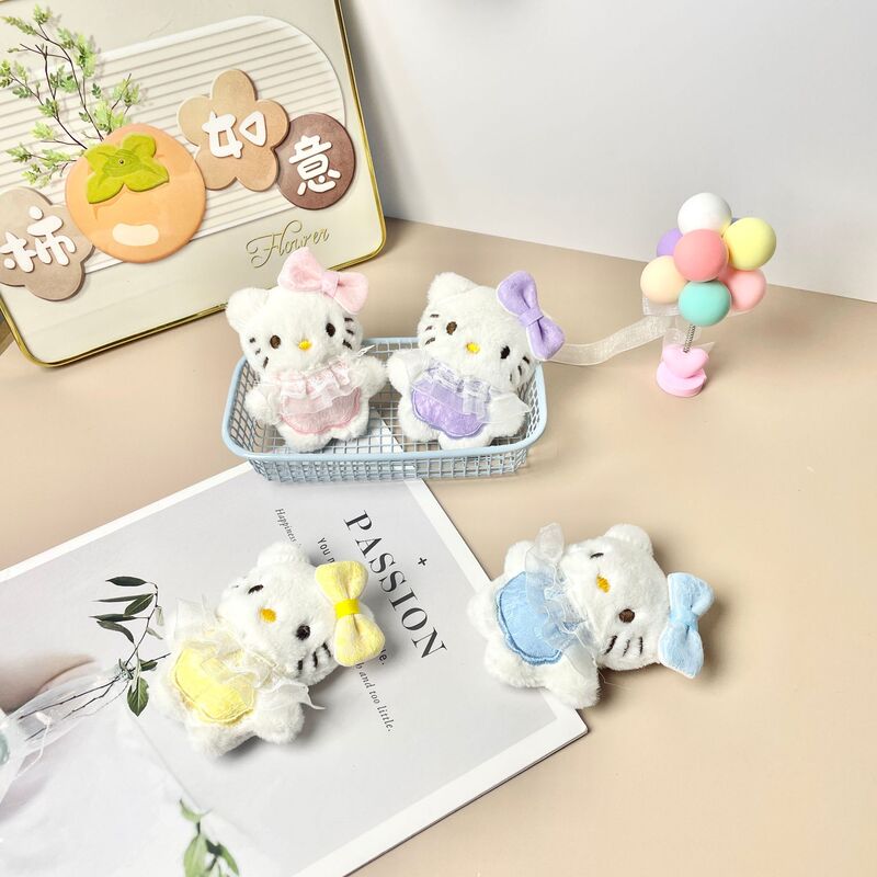 hellokitty小挂件毛绒挂件纱裙kt箱包挂件批发婚庆婚礼抛洒小公仔|undefined