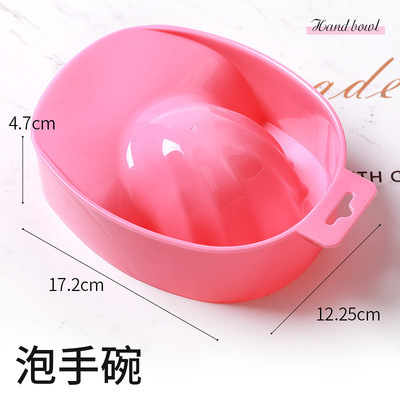 Single -layer pink soaked hand bowl