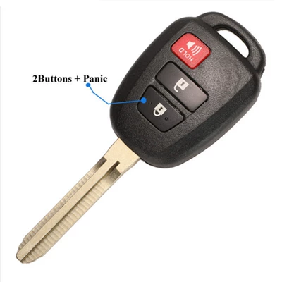 Shell 2/3/4 Keys, Car Keys - b280-three-button-red-speaker-button