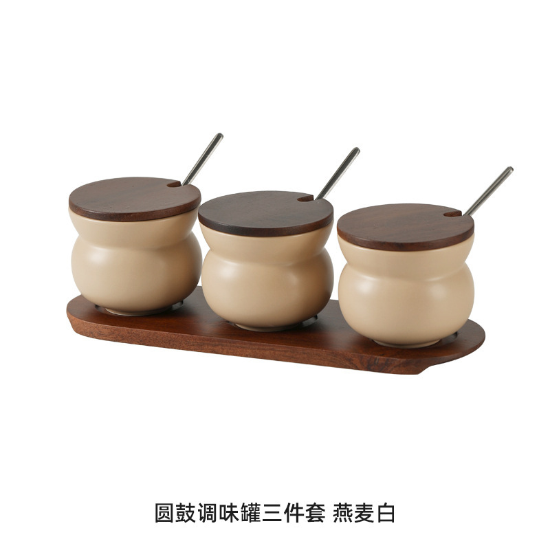 家庭用陶器調味料入れセット 調味料ボックス 調味料入れ 塩入れ 調味料ボトルセット Amazon|undefined