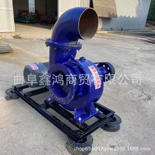 大口径12寸混流泵 耐磨叶轮柴油污水泵  工程防汛排污泵